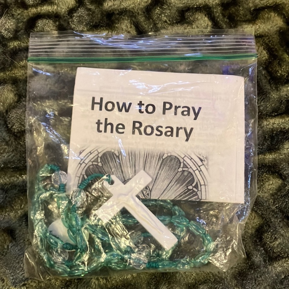 Free w/ purchase Rosary